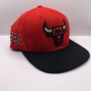 Mitchell And Ness Michael Jordan Chicago Bulls Embroidered SnapBack Hat Cap